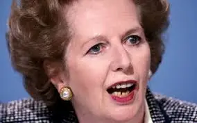 Margaret Thatcher.