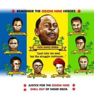 The Ogoni nine murdered.