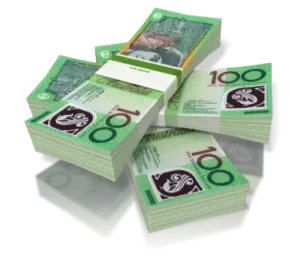 Australian hundred dollar bills