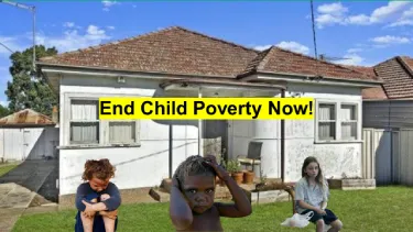 Child poverty in Australia.