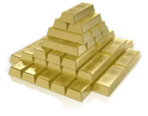 Stack of Gold bars.