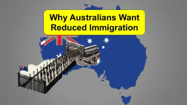 Australians want reduced immigration.