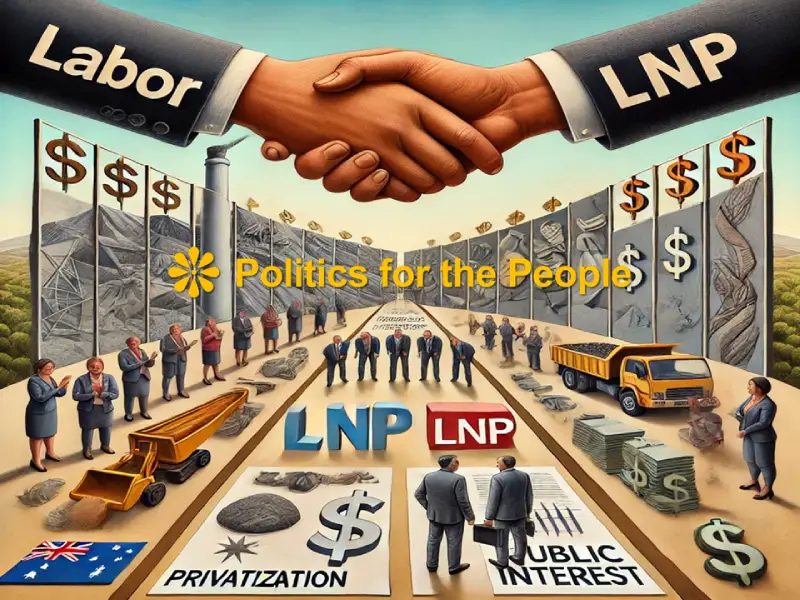 Labor and LNP: Australia's two-party system.