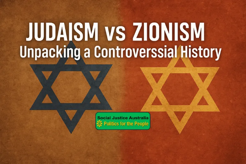 Judaism vs Zionism.