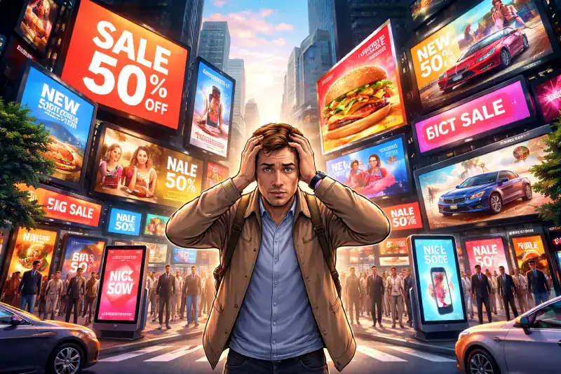 Advertising influence on society.
